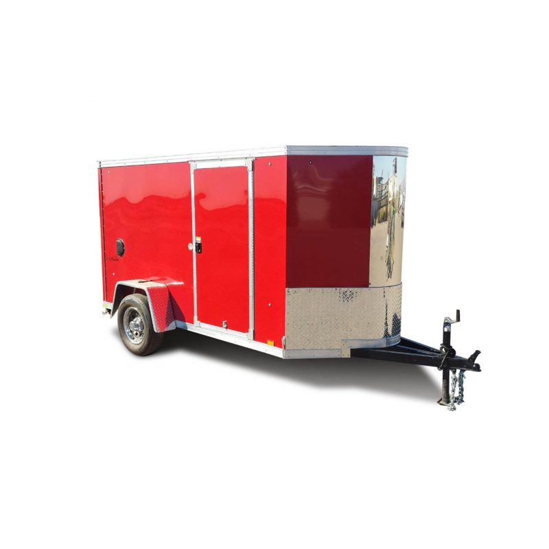 Look Trailers | Blog Post | Featured Image | Vision - Cargo Trailer - Bullnose - Red - Cargo Hauler - LOOK Trailers