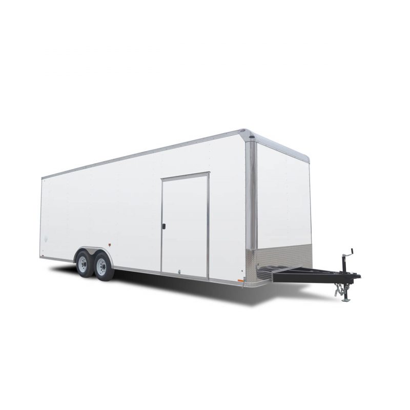 Look Trailers | Blog Post | Featured Image | Ignite Gooseneck - Race Trailer - White - LOOK Trailer