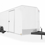 LOOK Trailers | Trailer Models | ST DLX Car Hauler Trailer | Good Model Option right Front Angle and a clear background | Image 1