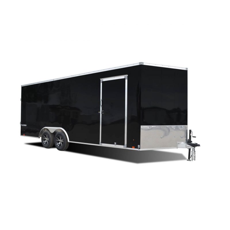 Look Trailers | Blog Post | Featured Image | Platinum Aluminum - Cargo Trailer - Black- Auto Hauler- LOOK Trailers