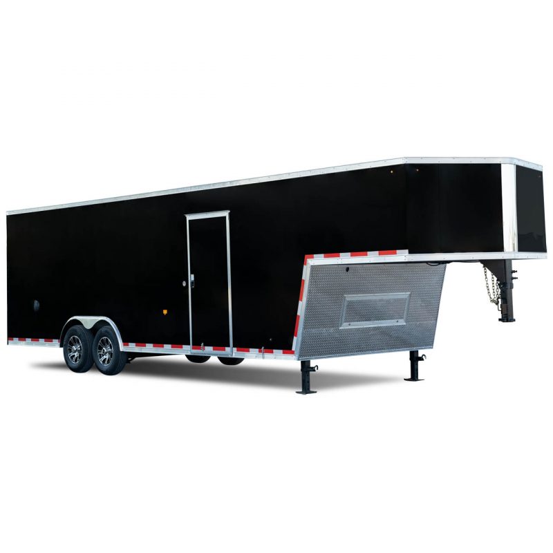 Look Trailers | Blog Post | Featured Image | Vision Gooseneck - Race Trailer - Auto Hauler - Options - Black - LOOK Trailers