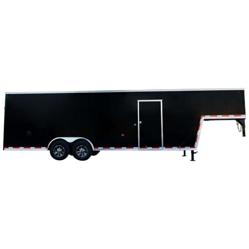 Look Trailers | Blog Post | Featured Image | Vision Gooseneck - Race Trailer - Auto Hauler - Options - Black - LOOK Trailers